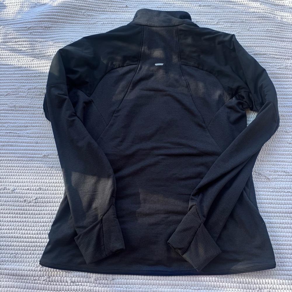 REI Co-op Insulated Hybrid Jacket Womens M Black Hiking Thumbhole Fleece - Picture 9 of 11